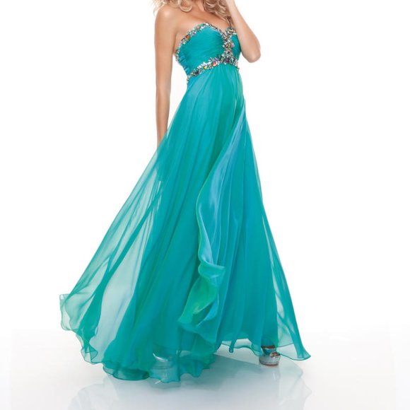 Mermaid Seafoam Green Gown